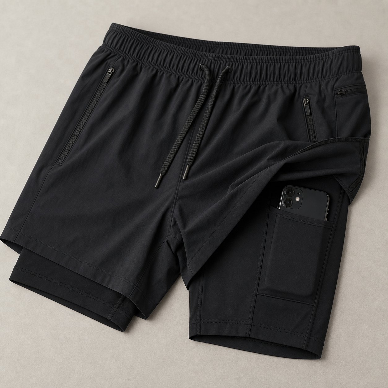 ApexLayer zipper pocket and liner phone pocket system