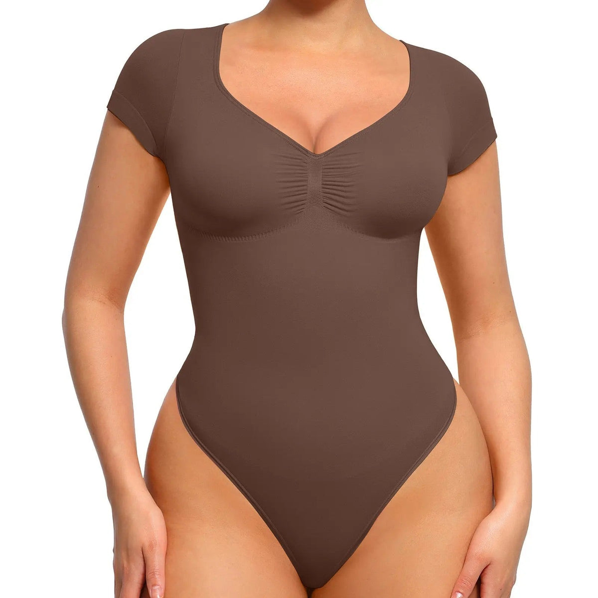 vevolora SculptFit shaping bodysuit in Dark Brown