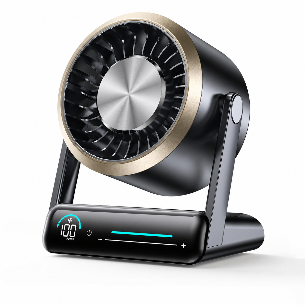 Pro Black TITEVORA GlacierFlow X1 desk fan