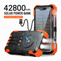 VUNEXA PN-W33A 42800mAh solar power bank in Orange